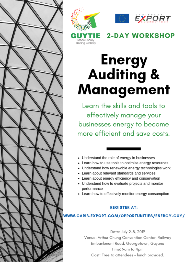 Thumnail image for Energy Auditing & Management Training – Guyana