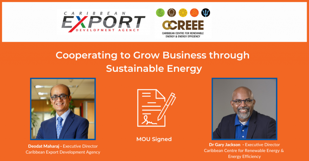 Thumnail image for Caribbean Export and CCREEE Cooperate to Support Sustainable Energy Development and Create Jobs